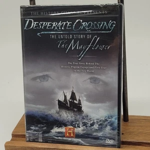 New Sealed Desperate Crossing The Untold Story of Mayflower History Channel DVD  - Imagen 1 de 2