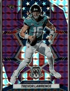 Trevor Lawrence 2022 Mosaic Purple Prizm National Pride 22/49 #267 - Picture 1 of 2