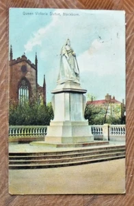 AK Queen Victoria Statue Blackburn 1906 West End Serie A E Shaw - Bild 1 von 2