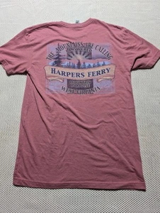 Harpers Ferry Mountain Paradise West Virginia Travel National Park Tee Pink Sml - Picture 1 of 5