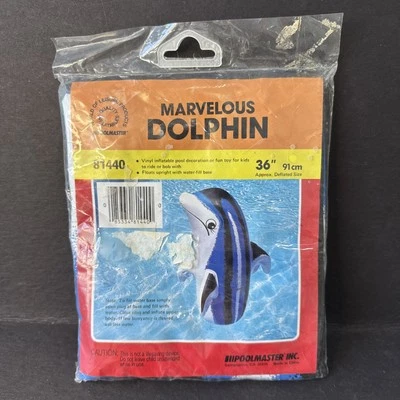 New MARVELOUS DOLPHIN (POOLMASTER INCORPORATED - 81440) Pool Inflatable Toy 36” - Image 1 of 4