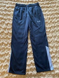 Under Armour Youth Athletic Pants, Size Youth Medium, Loose Fit, Black And Grey - Picture 1 of 7