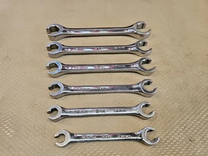 SK S-K Line Flare Nut Wrench Set Metric 21 19 18 17 16 15 14 13 12 11 10 9mm USA - Picture 1 of 5
