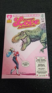 2022 DC COMICS STRANGE LOVE ADVENTURES #1 NM UNREAD T-REX HARLEY QUINN - Picture 1 of 3