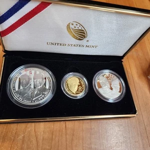 2013 5-Star Generals Commemorative Gold & Silver Three-Coin Proof Set W/OGP, COA - Picture 1 of 12