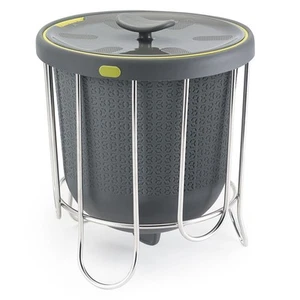 Polder Countertop Compost Bin, Grey - Picture 1 of 5