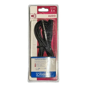 KHA4076 Schwaiger Headphone Extension Cable 6.3-6.3mm 5m - Picture 1 of 1