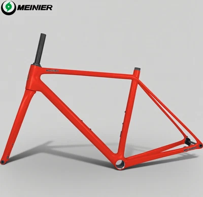 Rennrad Fahrradrahmen 700Cx32C Leichtgewicht Rahmen und Gabel UDH Rennradrahmen - Bild 1 von 4