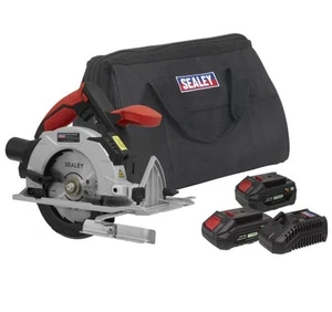 Sealey SV20 Cordless Circular Saw Kit - Includes 2 Batteries & 1 Charger - Picture 1 of 1