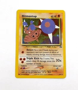 Pokemon Neo Discovery Hitmontop Holo 3/75 DA047204 - Imagen 1 de 2