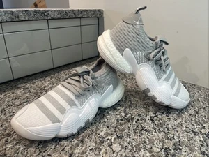 Adidas Trae Young 2 Grey Moon Mens 7.5 Athletic Basketball Sneakers Shoes H03842 - Picture 1 of 11