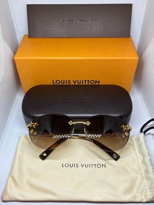 LOUIS VUITTON Sunglasses Cat Eye Desmayo Z00510 Rimless - Image 1 of 4