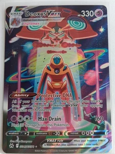 Pokemon - Deoxys VMAX GG45/GG70 Crown Zenith Galarian Gallery Holo 2023 NM - Picture 1 of 2
