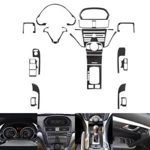 Real Carbon Fiber Full Kits Interior Trim Set For Acura TL 2009-2014 27PCS Black - Picture 1 of 12