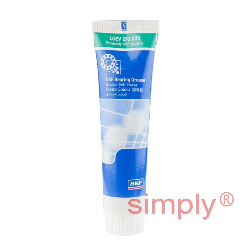 SKF LGEV2 35g Tube Extremely High Visc Bearing Grease with Solid Lubricants