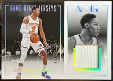 RJ Barrett 2022-23 Panini Noir Game Night Jerseys Game Worn 1/4/2022 GN-RJK