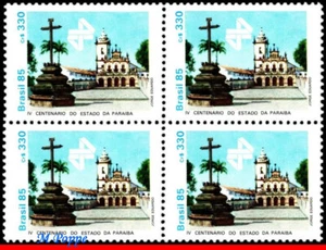 2012 Brasil 1985 convento de San Antonio, iglesias del estado de Paraiba RHM C-1472 bloque montado sin montar o nunca montado - Imagen 1 de 2