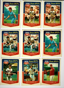 Lote 17 1988 Topps Rite Aid Team MVPs + 11 1988 Topps Toys R Us Novatos Béisbol - Imagen 1 de 4
