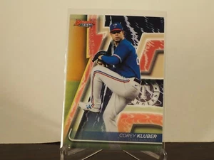 Corey Kluber 2020 Bowman’s Best #17 Texas Rangers Base - Picture 1 of 1