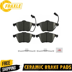 For Audi A4 A6 Quattro S4 2006 -2009 Front Ceramic Brake Pads & Hardware Kit - Picture 1 of 5