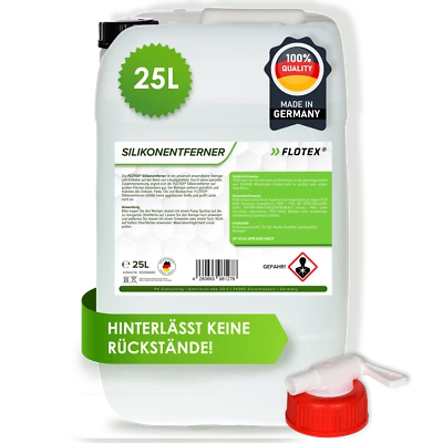 Flotex Silikonentferner, 25L Autolack Silikonreiniger Silikonreste Entfetter - Bild 1 von 4
