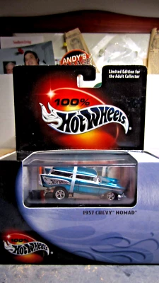 HOTWHEELS..2000..100% CAJA NEGRA COLECCIONABLES..'57 CHEVY NOMAD Foto 1 de 4