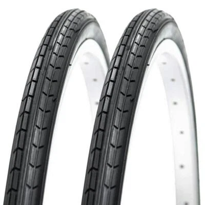 Zwei WD 26"" x 1 3/8"" (37-590) City Town Fahrradreifen (Paar) - Blackwall