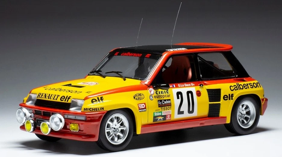 Ixo Model RENAULT 5 TURBO N.20 RALLY MONTE CARLO 1981 SABY/LE SAU 18