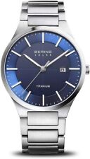 Bering Time - Solar - Mens Brushed Silver-tone Watch - 15239-777