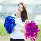 2pcs Cheerleaders Pom Pom Handheld Accessories Hand Flowers with Finger Ring
