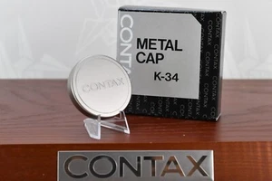 🌸[Unused] Contax K-34 38mm Metal Front Lens Cap From Japan - Picture 1 of 11