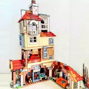 New Burrow Alley DIY Building Blocks Set, 75980, Compatible with Children's Toys - Picture 1 of 5