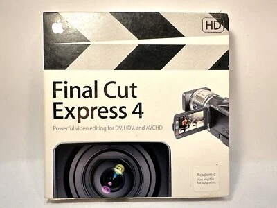Apple Software Final Cut Express 4 Retail Version MB278Z/A with Original Box - Image 1 of 4
