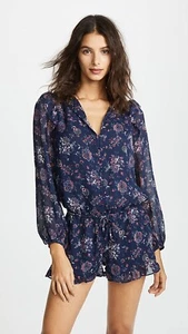 Joie Women's 247161 Dark Navy Cherita Romper Size Medium - Picture 1 of 3