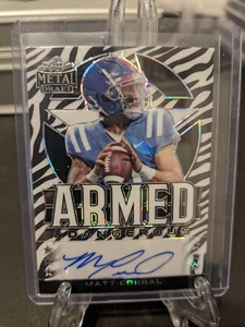Armed And Dangerous Matt Corral Auto Card 1 Of 5 - Picture 1 of 2