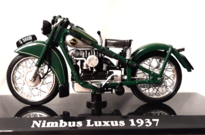 Nimbus Luxus - 1937 grün - Motorrad Modell -  1:24 Atlas - Bild 1 von 4