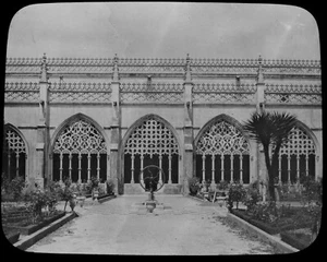 Magic Lantern Slide BATALHA ROYAL CLOISTERS C1910 PHOTO PORTUGAL - Picture 1 of 3