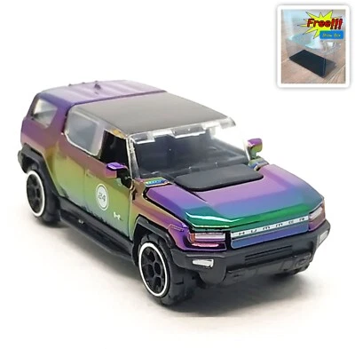 Majorette GMC Hummer EV 24 Collection Chrome Purple 1:70 (3") no Package - Image 1 of 4