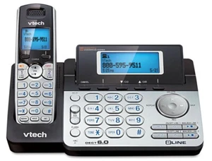 VTech DS6151 2-Line Expandable Phone For Home Or Business - Zdjęcie 1 z 4