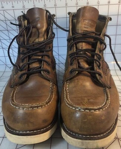 Red Wing  Sz 7D 9004 Black, Red, Green Plaid Lumber Jack Irish Moc Toe Boots-XX - Picture 1 of 24