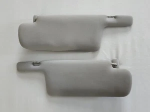 1988-1991 Audi 90 Quattro Sedan Saloon Sun Visors w/ Illumination OEM Beige - Picture 1 of 12