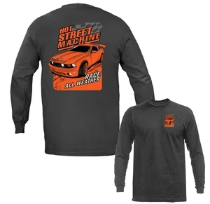 Hot Street Machine Classic Vintage Muscle Car Langarmshirt - Bild 1 von 17