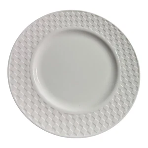 WEDGWOOD Piatti Notte e Giorno Bianco Scacchiera 10 3/4" Nuovi Fuori Produzione - Foto 1 di 3