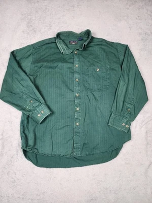 Trader Bay Shirt Mens XL Button Down Long Sleeve Pocket Vintage Casual Retro 90s - Image 1 of 4