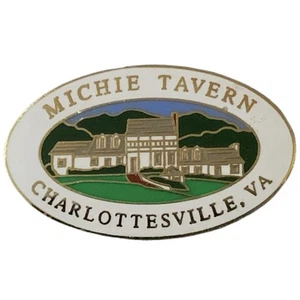 Michie Tavern Charlottesville Virginia Scenic Travel Souvenir Pin - Picture 1 of 2
