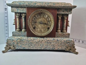 Seth Thomas Clock Co. Oracolo Rarissimo Blu Finitura Adamantina Variante Ricambi - Foto 1 di 24