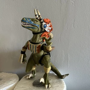 Vintage 1999 Playmates TUROK Dinosaur Hunter Tribal Raptor Action Figure Toy - Picture 1 of 2