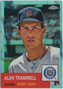 Alan Trammell 2022 TOPPS CHROME PLATINUM ANNIVERSARY /299 Aqua Lava #188 - Picture 1 of 2