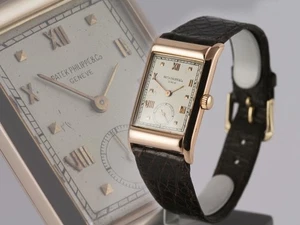 Vintage Patek Philippe Ref 1493 Rosegold 18 Karat aus 1940er Handaufzug Jumbo - Bild 1 von 12