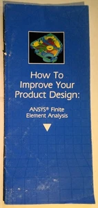 Folleto de software de análisis de elementos finitos ANSYS 1989.   Sistemas de análisis Swanson - Imagen 1 de 7